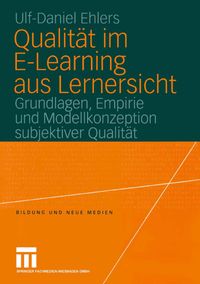 Buch Cover Qualität im E-Learning aus Lernersicht