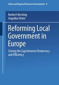 Buch Cover Reforming Local Government in Europe