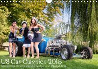 Buch Cover US Car Classics 2015 - Klassische amerikanische Autos und PinUp Girls (Wandkalender 2015 DIN A4 quer)