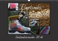 Buch Cover Sockenkalender Bootsocks 2016 (Wandkalender 2016 DIN A3 quer)