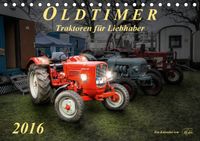 Buch Cover Oldtimer - Traktoren für Liebhaber (Tischkalender 2016 DIN A5 quer)