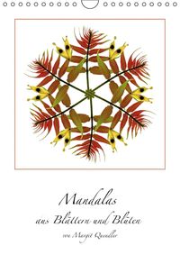 Buch Cover Mandalas aus Blättern und Blüten (Wandkalender 2016 DIN A4 hoch)