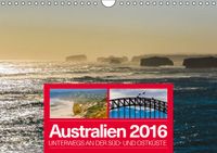 Buch Cover Australien 2016 - Unterwegs an der Süd- und Ostküste (Wandkalender 2016 DIN A4 quer)
