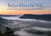 Buch Cover Schwäbische Alb - Impressionen einer bezaubernden Landschaft (Tischkalender 2017 DIN A5 quer)