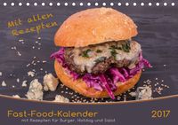 Buch Cover Fast-Food-Kalender (Tischkalender 2017 DIN A5 quer)