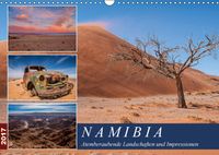 Buch Cover Namibia - Atemberaubende Landschaften und Impressionen (Wandkalender 2017 DIN A3 quer)