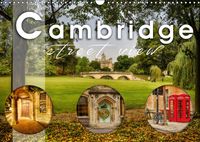 Buch Cover Cambridge street view (Wandkalender 2017 DIN A3 quer)