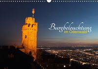 Buch Cover Burgbeleuchtung im Odenwald (Wandkalender 2018 DIN A3 quer)