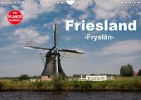 Buch Cover Friesland - Fryslan (Wandkalender 2019 DIN A4 quer)
