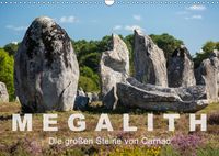 Buch Cover Megalith. Die großen Steine von Carnac (Wandkalender 2019 DIN A3 quer)