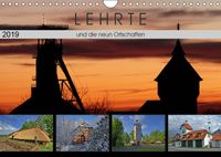 Buch Cover Lehrte und die neun Ortschaften (Wandkalender 2019 DIN A4 quer)