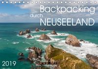 Buch Cover Backpacking durch Neuseeland (Tischkalender 2019 DIN A5 quer)