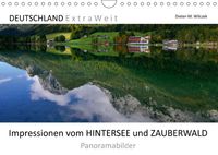 Buch Cover Impressionen vom HINTERSEE und ZAUBERWALD Panoramabilder (Wandkalender 2019 DIN A4 quer)