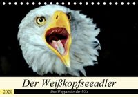 Buch Cover Der Weißkopfseeadler - Das Wappentier der USA (Tischkalender 2020 DIN A5 quer)