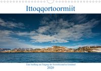 Buch Cover Ittoqqortoormiit - Eine Siedlung am Eingang des Scoresbysund in Grönland (Wandkalender 2020 DIN A4 quer)