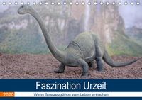 Buch Cover Faszination Urzeit - wenn Spielzeugdinos zum Leben erwachen (Tischkalender 2020 DIN A5 quer)