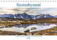 Buch Cover Scoresbysund - Sommer im größten und längsten Fjordsystem der Welt (Tischkalender 2020 DIN A5 quer)