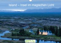 Buch Cover Island – Insel im magischen Licht (Wandkalender 2021 DIN A3 quer)