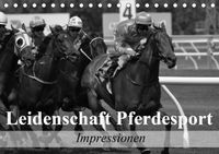 Buch Cover Leidenschaft Pferdesport - Impressionen (Tischkalender 2021 DIN A5 quer)