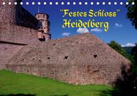 Buch Cover Festes Schloss Heidelberg (Tischkalender 2021 DIN A5 quer)