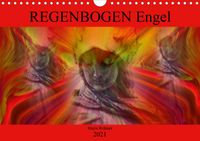 Buch Cover REGENBOGEN Engel (Wandkalender 2021 DIN A4 quer)