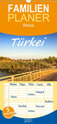 Buch Cover Türkei - Provinz Antalya - Familienplaner hoch (Wandkalender 2021 , 21 cm x 45 cm, hoch)