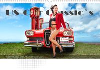 Buch Cover US-Car Classic's (Wandkalender 2021 DIN A3 quer)