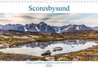 Buch Cover Scoresbysund - Sommer im größten und längsten Fjordsystem der Welt (Wandkalender 2021 DIN A4 quer)