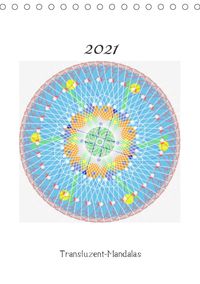 Buch Cover Transluzent-Mandalas (Tischkalender 2021 DIN A5 hoch)