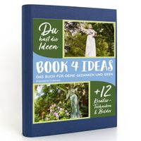 Buch Cover BOOK 4 IDEAS modern | Historische Grabmale, Notizbuch, Bullet Journal mit Kreativitätstechniken und Bildern, DIN A5