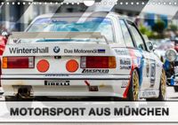 Buch Cover Motorsport aus München (Wandkalender 2021 DIN A4 quer)