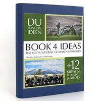Buch Cover BOOK 4 IDEAS classic | Abenteuer Golfspielen. Impressionen, Notizbuch, Bullet Journal mit Kreativitätstechniken und Bildern, DIN A5
