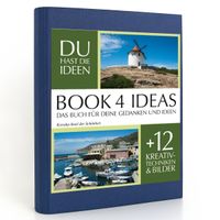 Buch Cover BOOK 4 IDEAS classic | Korsika Insel der Schönheit, Notizbuch, Bullet Journal mit Kreativitätstechniken und Bildern, DIN A5