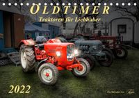 Buch Cover Oldtimer - Traktoren für Liebhaber (Tischkalender 2022 DIN A5 quer)