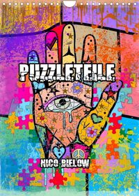Buch Cover Puzzleteile (Wandkalender 2022 DIN A4 hoch)