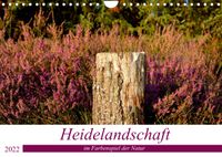 Buch Cover Heidelandschaft im Farbenspiel der Natur (Wandkalender 2022 DIN A4 quer)