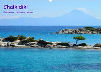 Buch Cover Chalkidiki: Kassandra, Sithonia, Athos (Wandkalender 2022 DIN A2 quer)