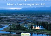 Buch Cover Island – Insel im magischen Licht (Wandkalender 2022 DIN A2 quer)