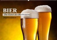 Buch Cover Bier. Die Kunst des Bierbrauens. Impressionen (Wandkalender 2022 DIN A2 quer)
