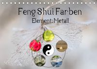 Buch Cover Feng Shui Farben - Element Metall (Tischkalender 2022 DIN A5 quer)