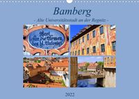 Buch Cover Bamberg - Alte Universitätsstadt an der Regnitz (Wandkalender 2022 DIN A3 quer)