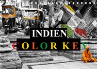 Buch Cover Indien Colorkey (Tischkalender 2022 DIN A5 quer)