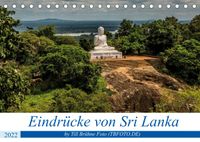 Buch Cover Eindrücke von Sri Lanka 2022 (Tischkalender 2022 DIN A5 quer)