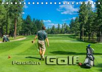 Buch Cover Passion Golf (Tischkalender 2022 DIN A5 quer)