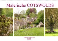 Buch Cover Malerische Cotswolds (Wandkalender 2022 DIN A2 quer)