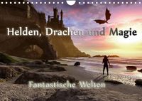 Buch Cover Helden, Drachen und Magie (Wandkalender 2022 DIN A4 quer)