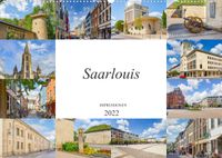Buch Cover Saarlouis Impressionen (Wandkalender 2022 DIN A2 quer)
