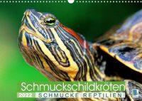 Buch Cover Schmuckschildkröten: Schmucke Reptilien (Wandkalender 2022 DIN A3 quer)