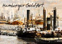 Buch Cover Hamburger GoldArt (Tischkalender 2022 DIN A5 quer)