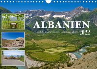 Buch Cover Albanien - wild, authentisch, abenteuerlich (Wandkalender 2022 DIN A4 quer)